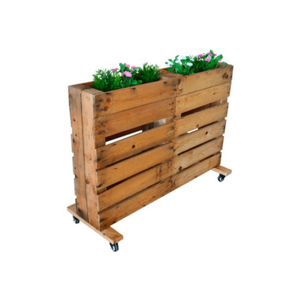 Jardines hechos con pallets